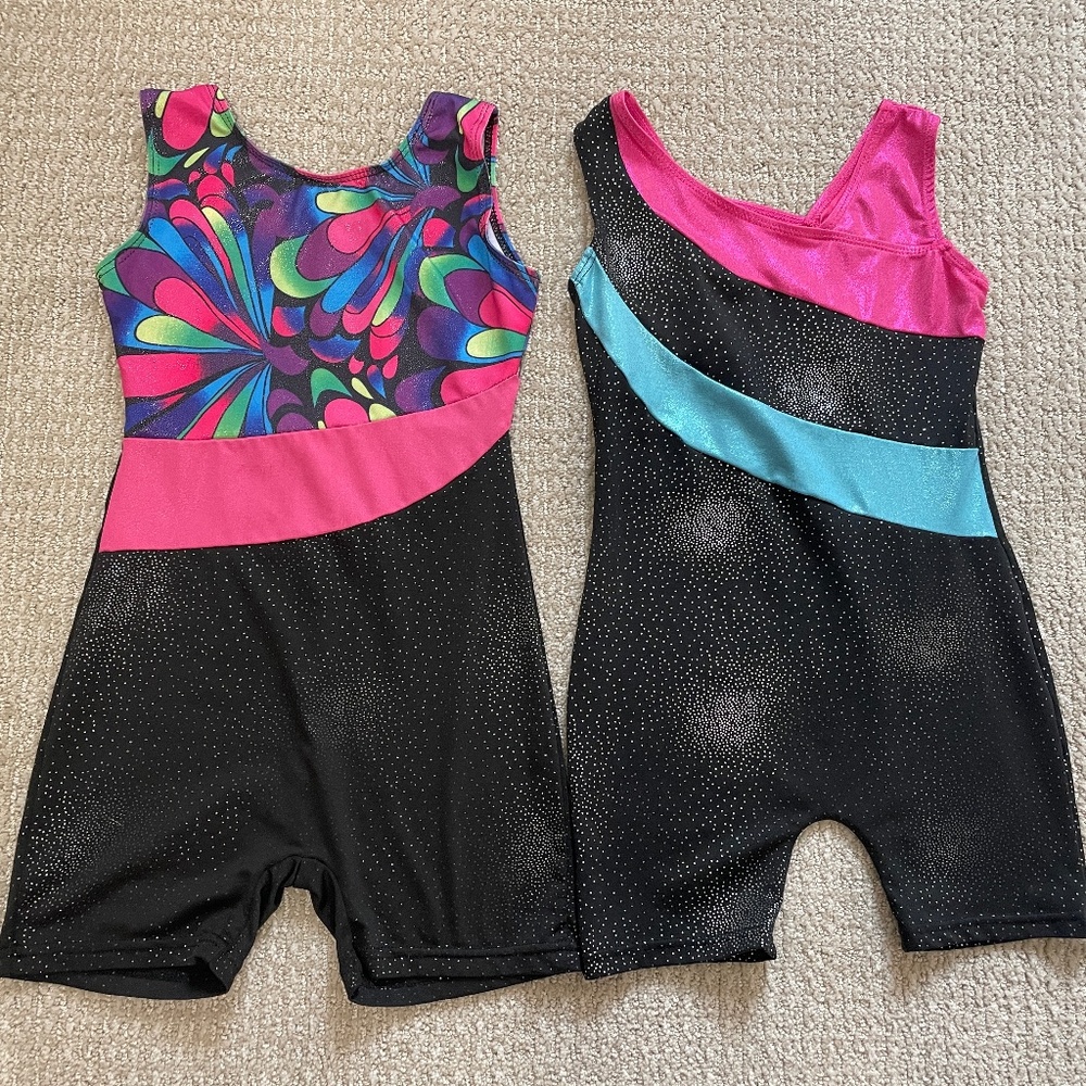 Girls Gymnastics Leotards size 7-8